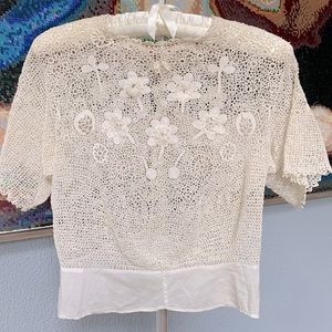 Precious authentic vintage white blouse